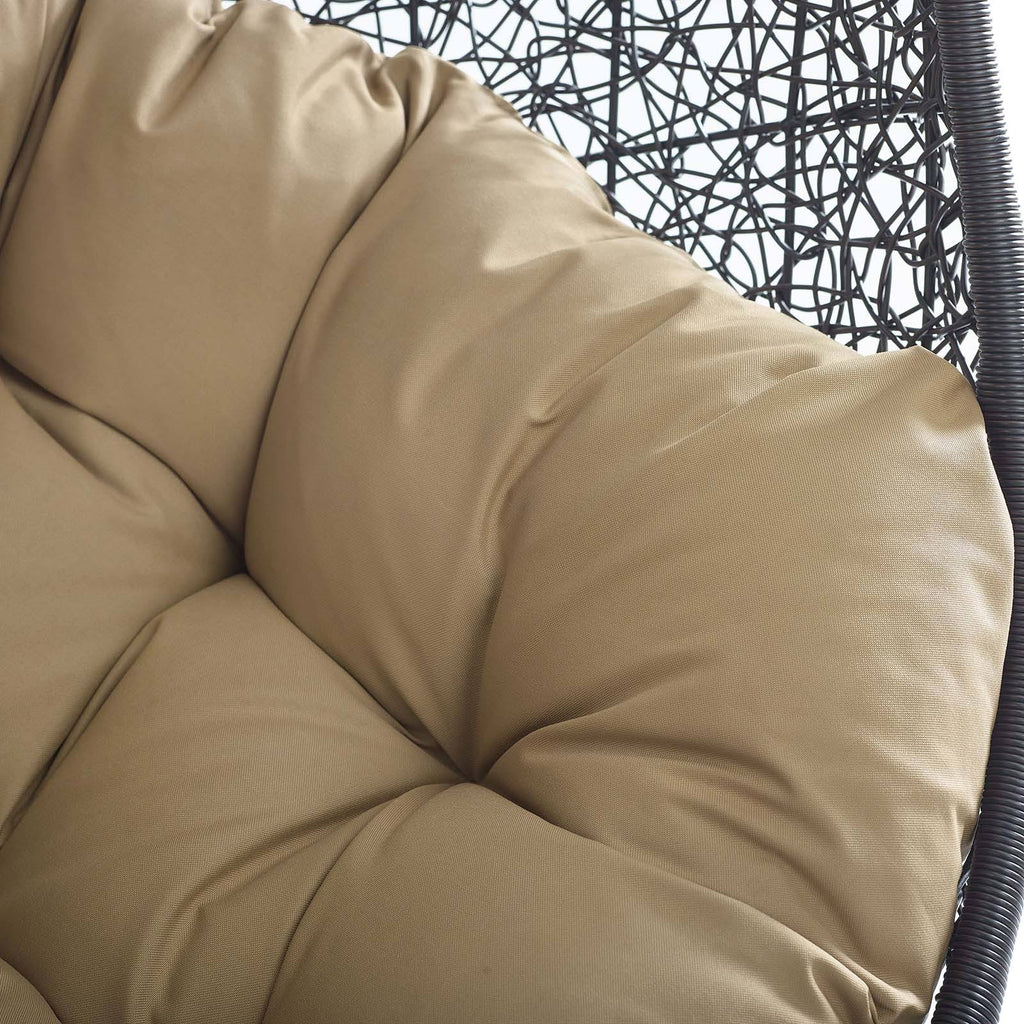 Black Outdoor Patio Lounge Chair K35378