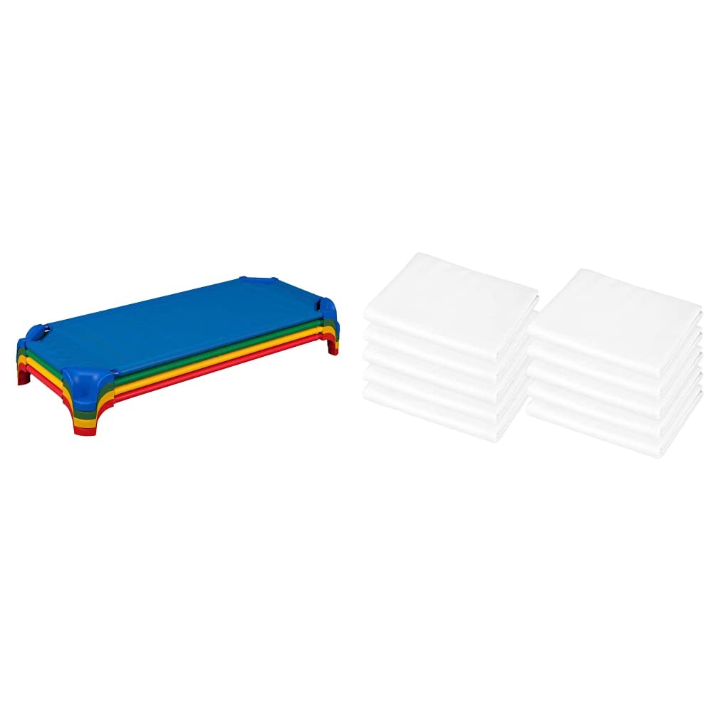 Stackable Daycare Cot with Easy Lift Corners (Pack of 4) B2850