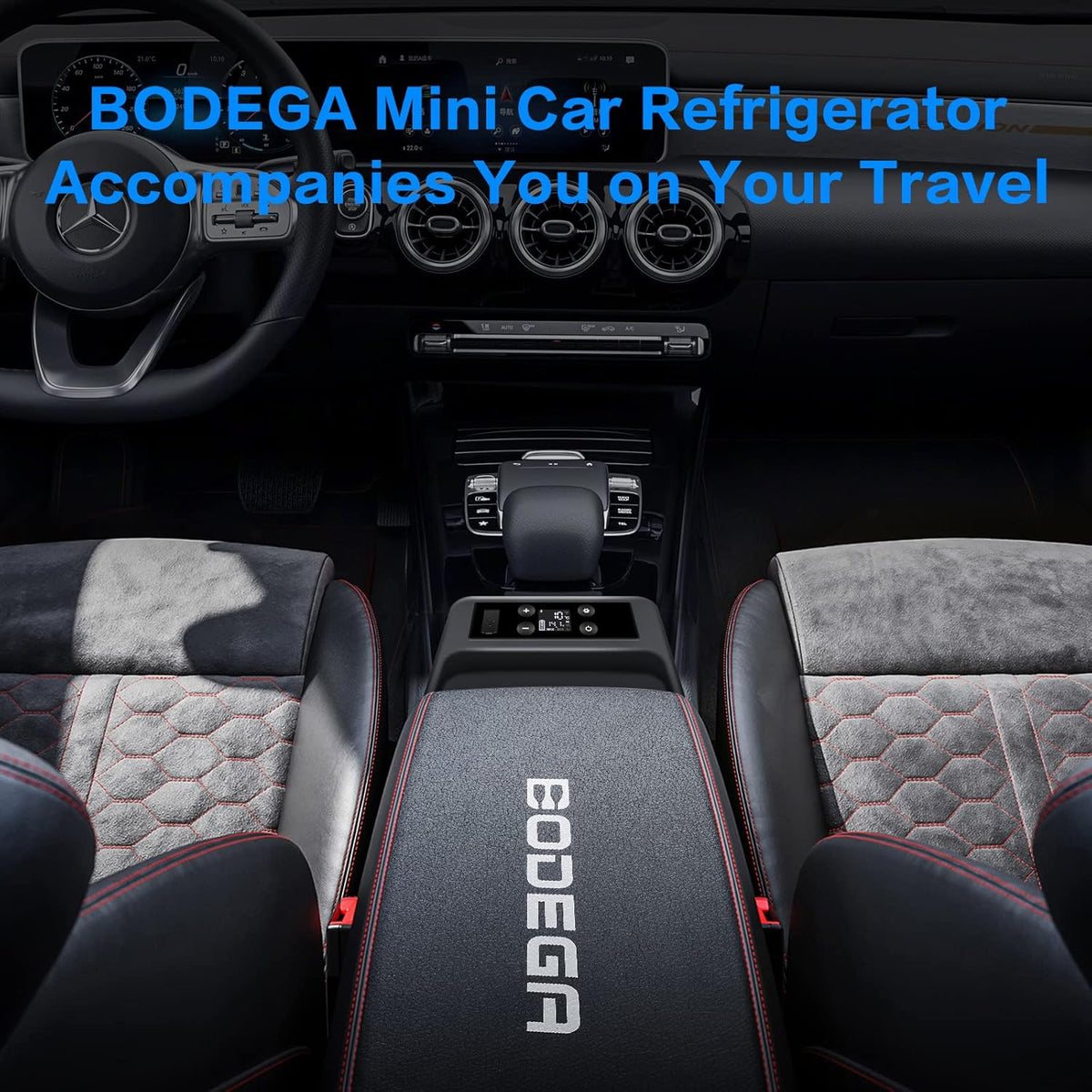 12 Volt Portable Car Refrigerator Freezer, 9 Quart J233046