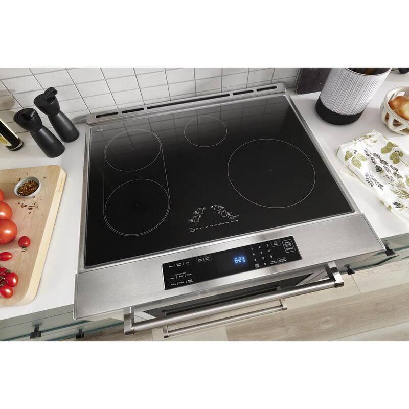 30-Inch 4-Element Induction Slide-In Convection Range with Air Fry J36863