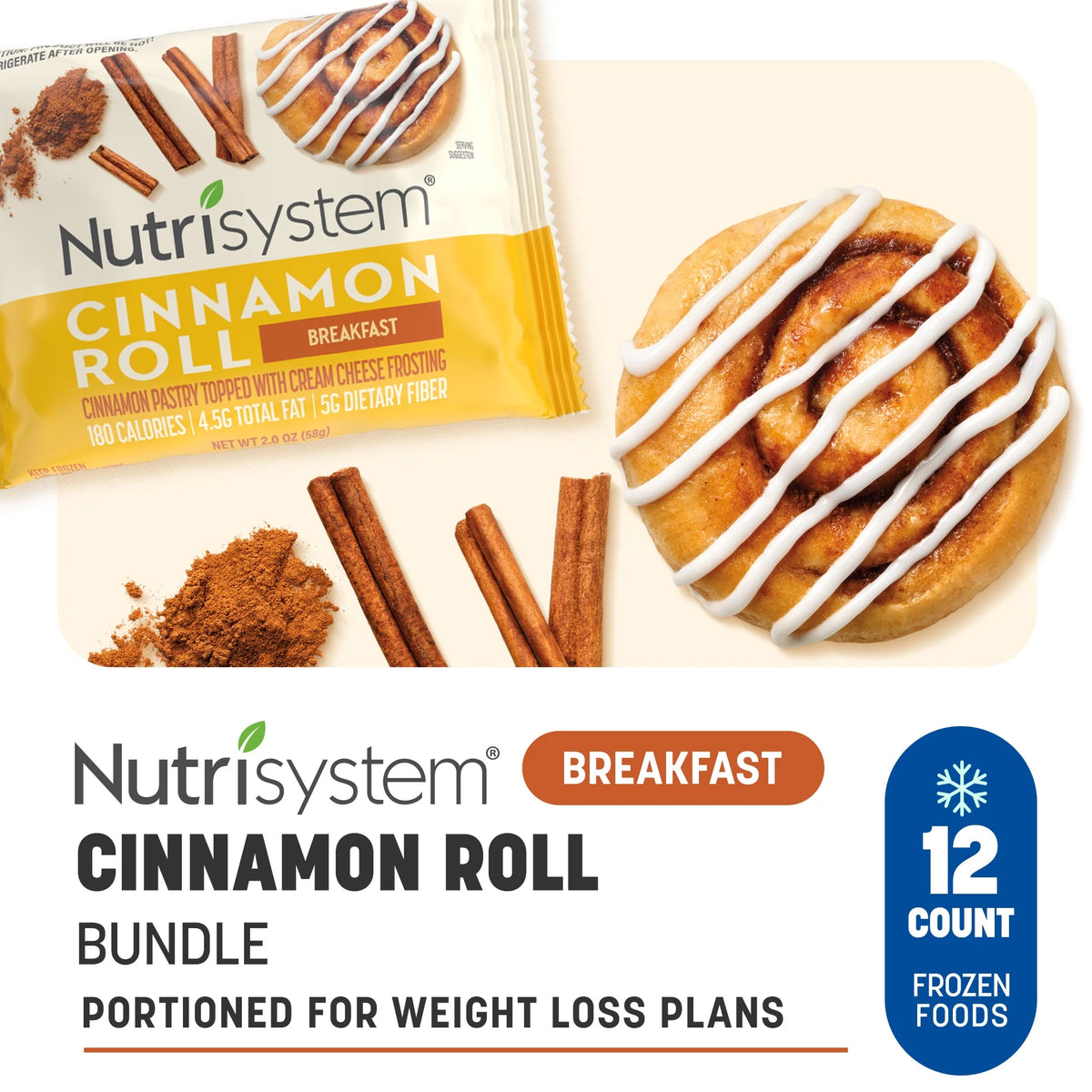Cinnamon Roll Breakfast Pastries 12 Count K66670