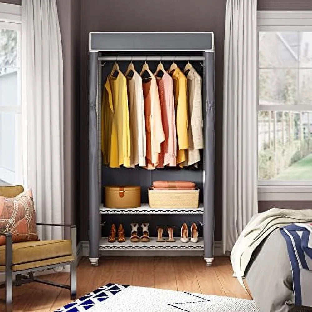 3 Tiers Garment Rack with Cover G1509
