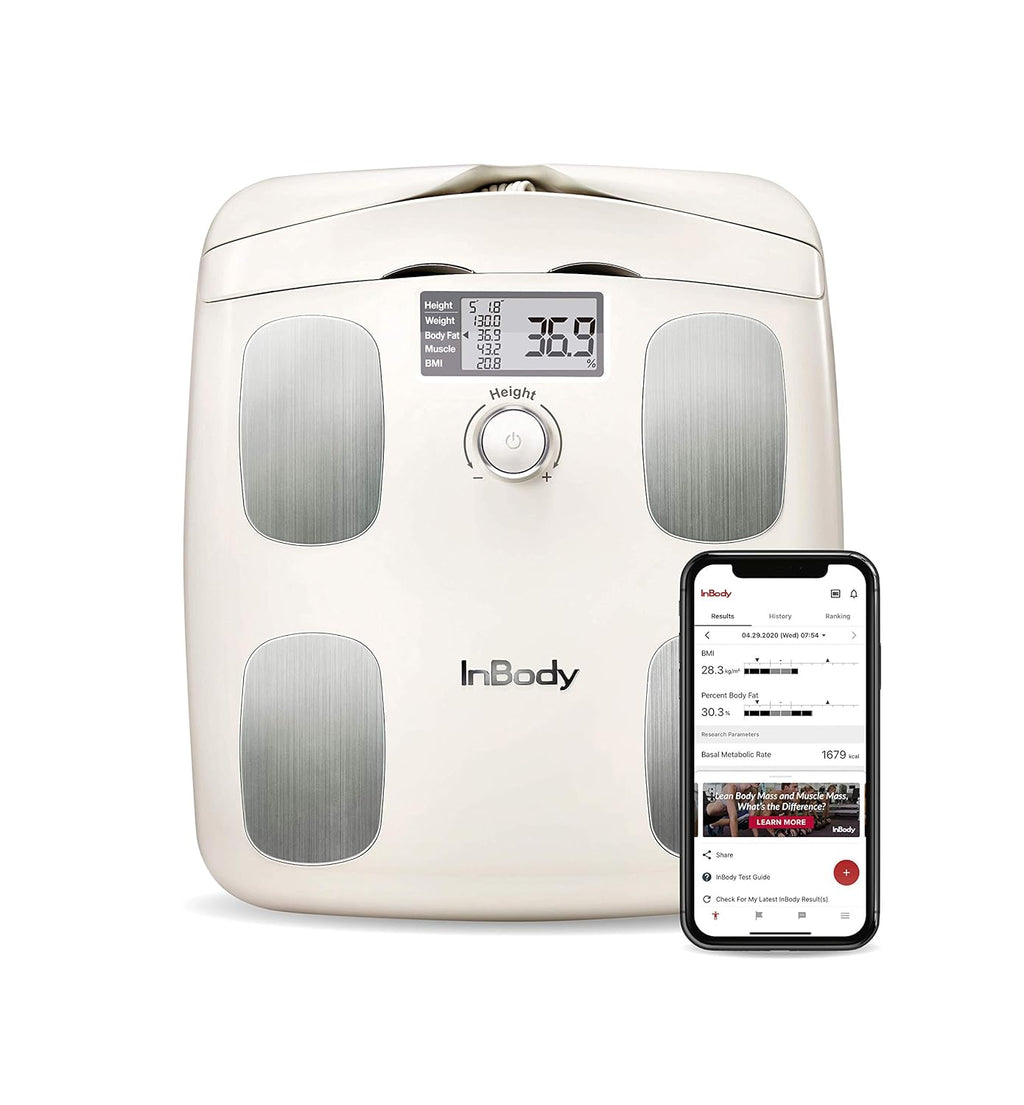 Beige Bluetooth Smart Body Composition Analyzer Scale N856