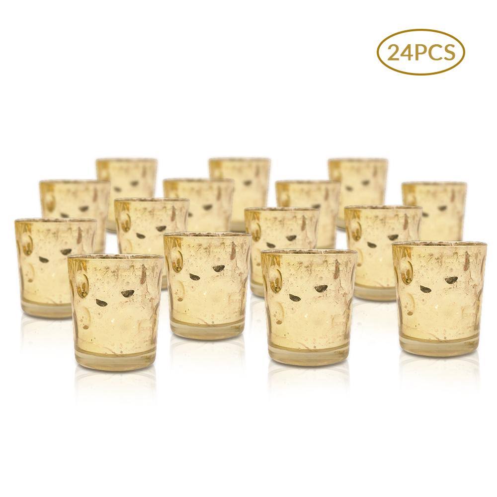 24-Pack Mercury Glass Candle Holder R83392