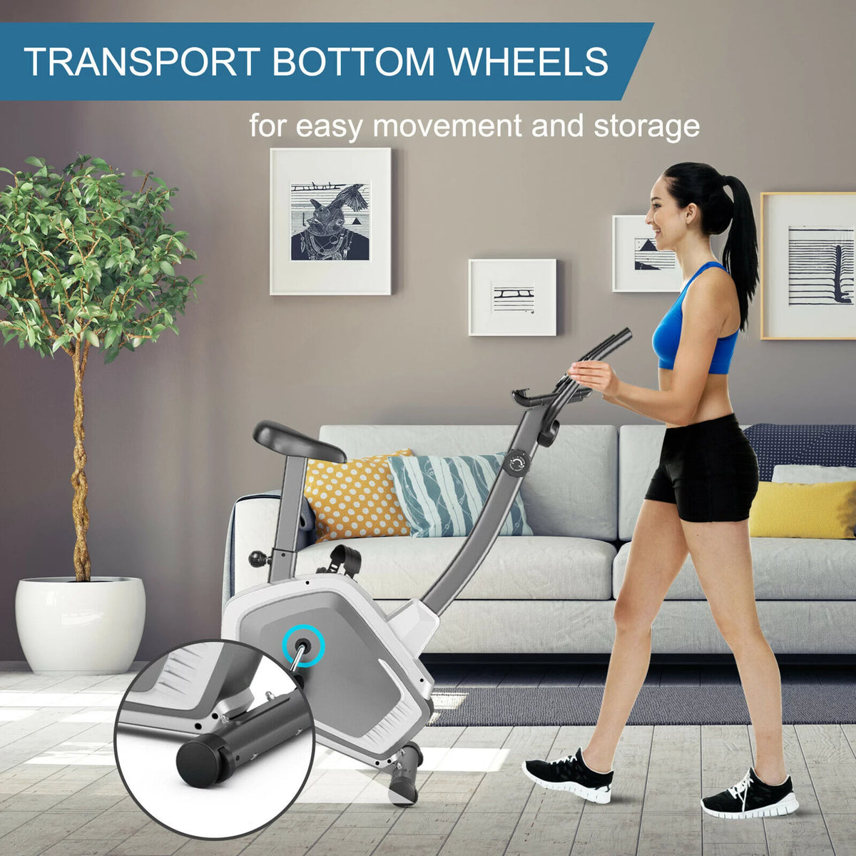 Magnetic Upright Exercise Bike W90452