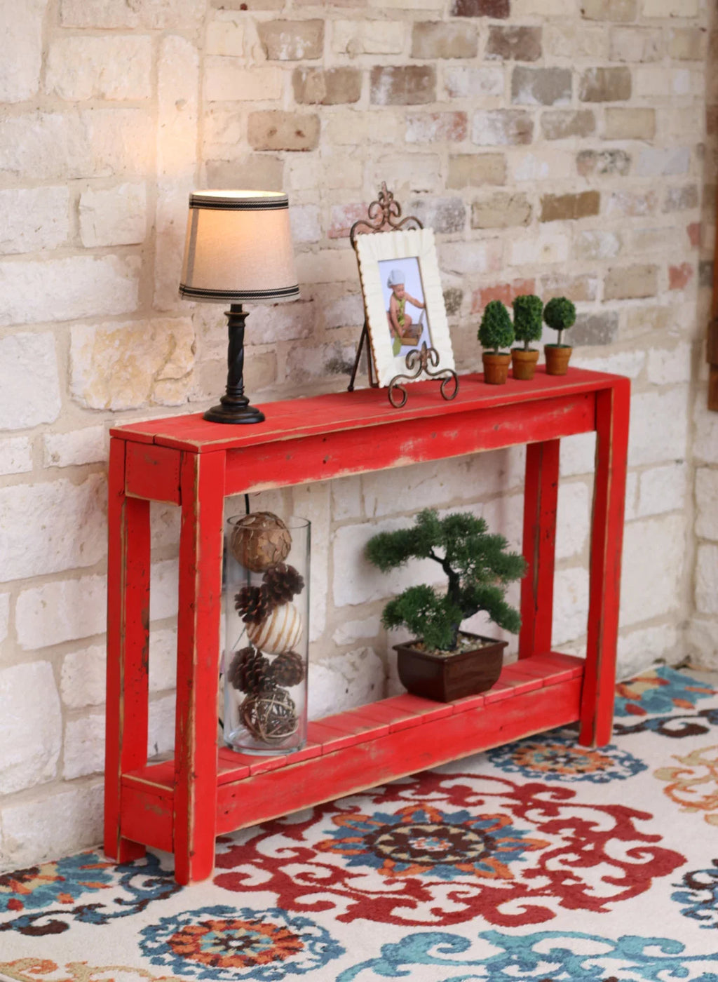 Rustic Entry Way Table 46"L C8493