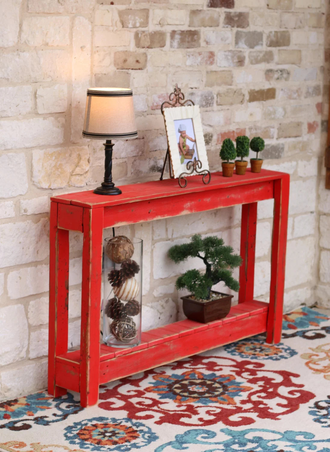 Rustic Entry Way Table 46"L C8493