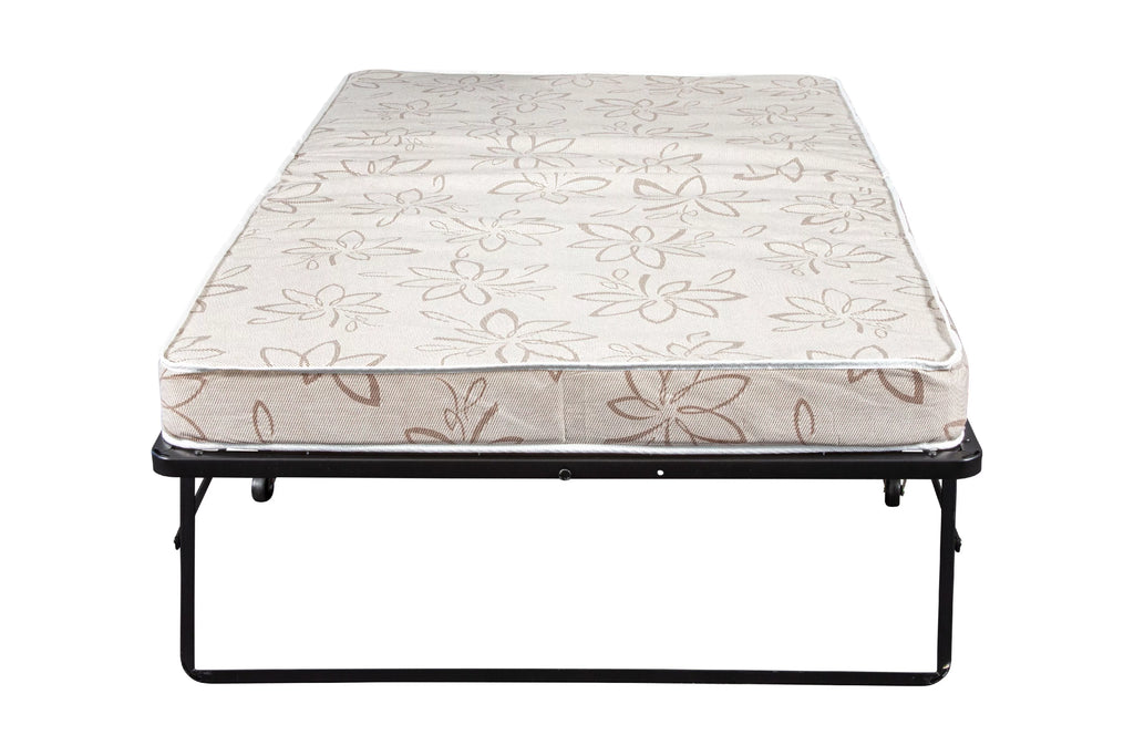Rollaway Bed with Fiber Mattress Twin Steel Construction K635