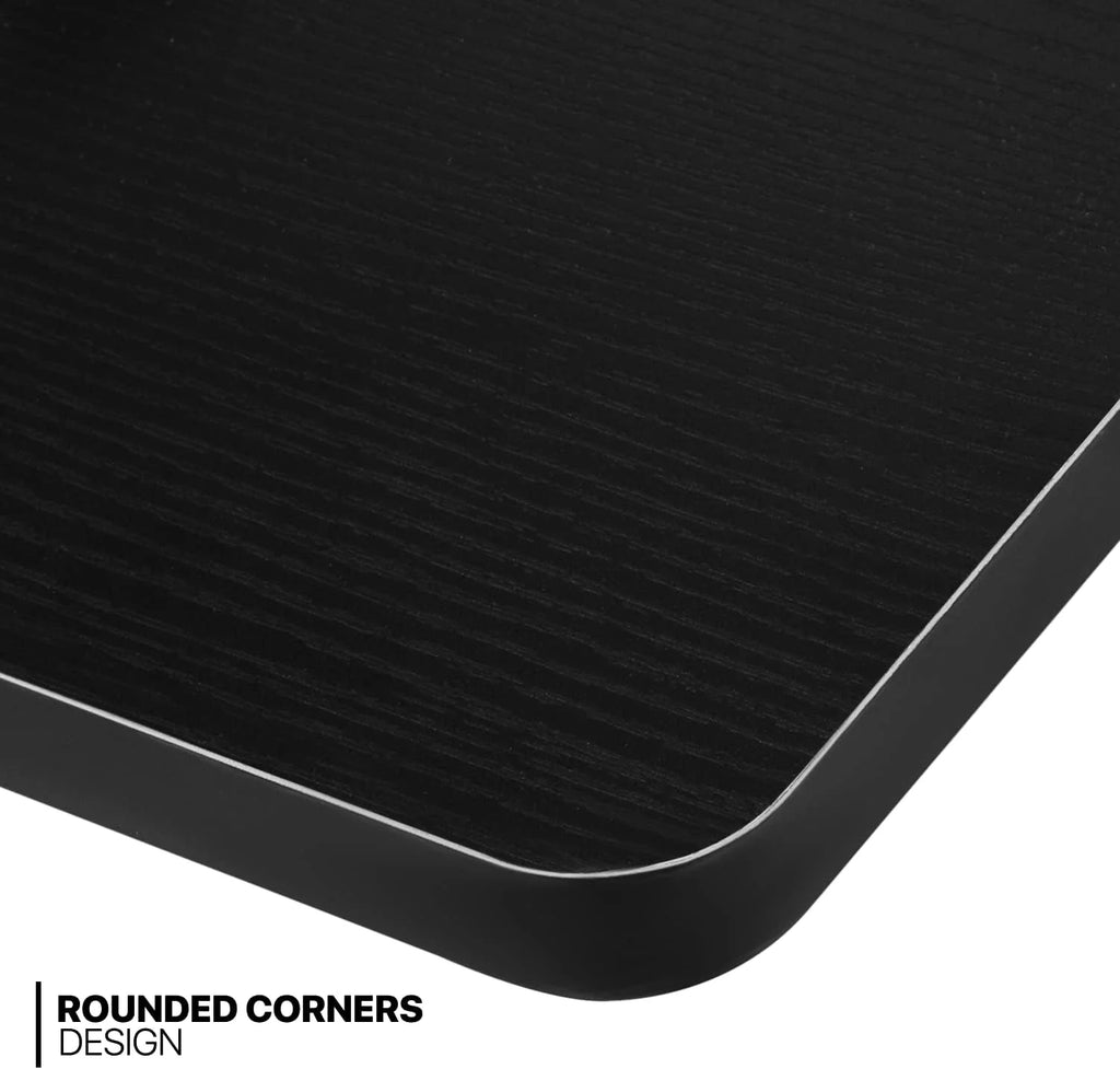 Black 3 Tier Z-Shape Computer Desk T121709