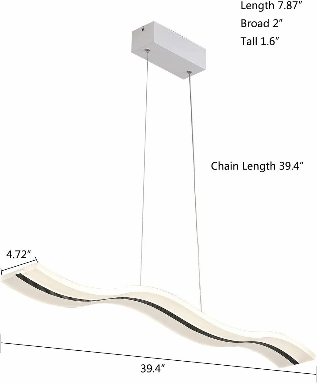 Modern LED Pendant Light Dimmable Fixture M609527