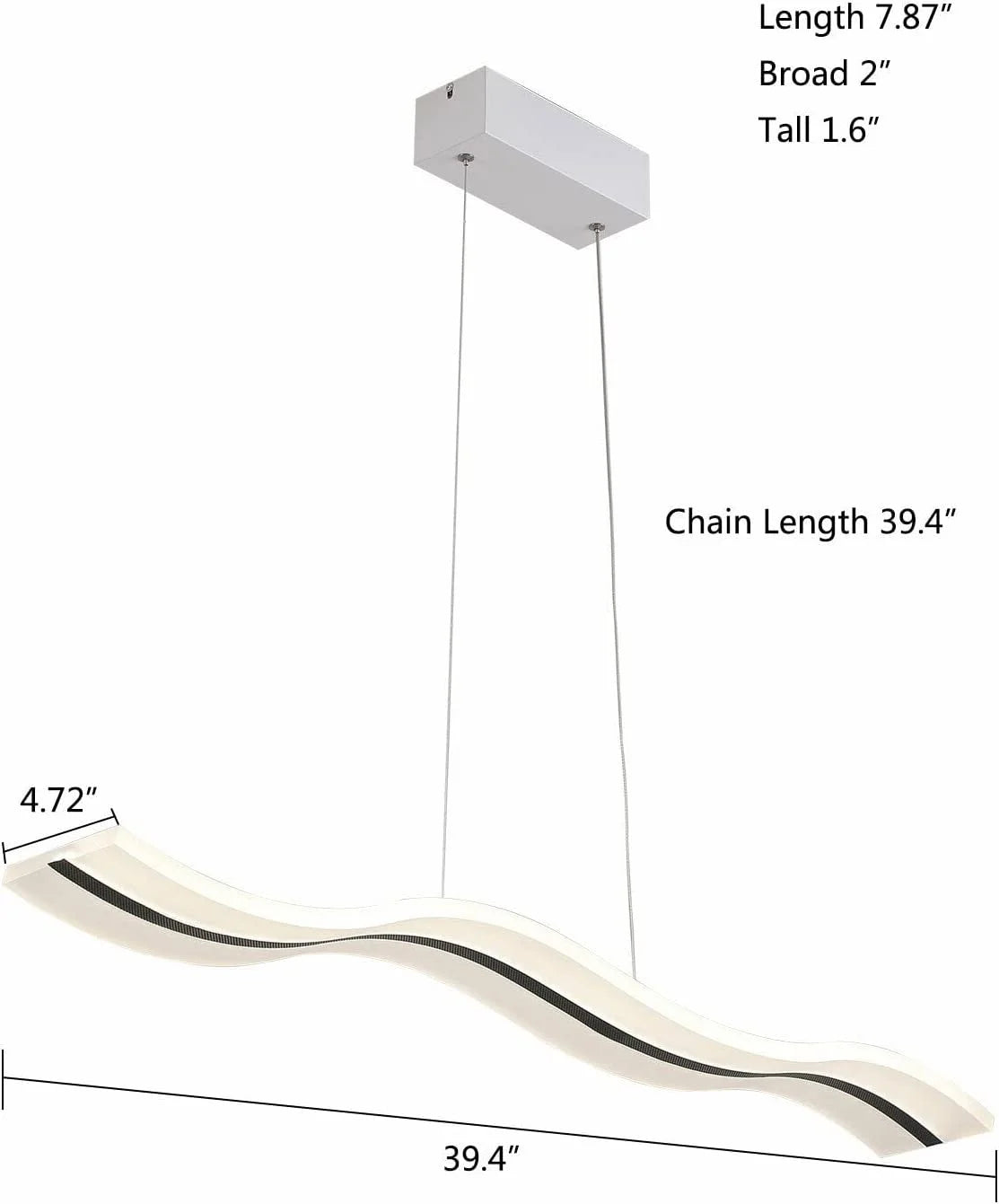 Modern LED Pendant Light Dimmable Fixture M609527