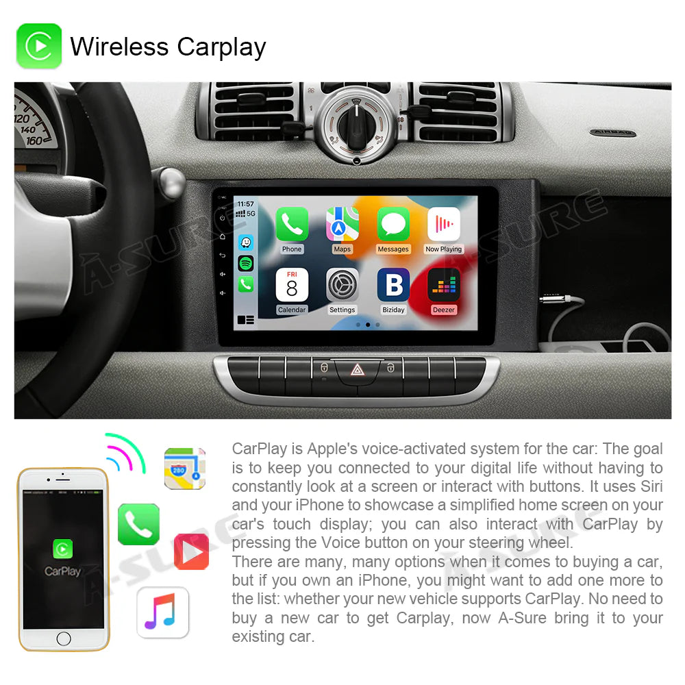 Android 11 GPS Car Stereo Radio IPS B8209