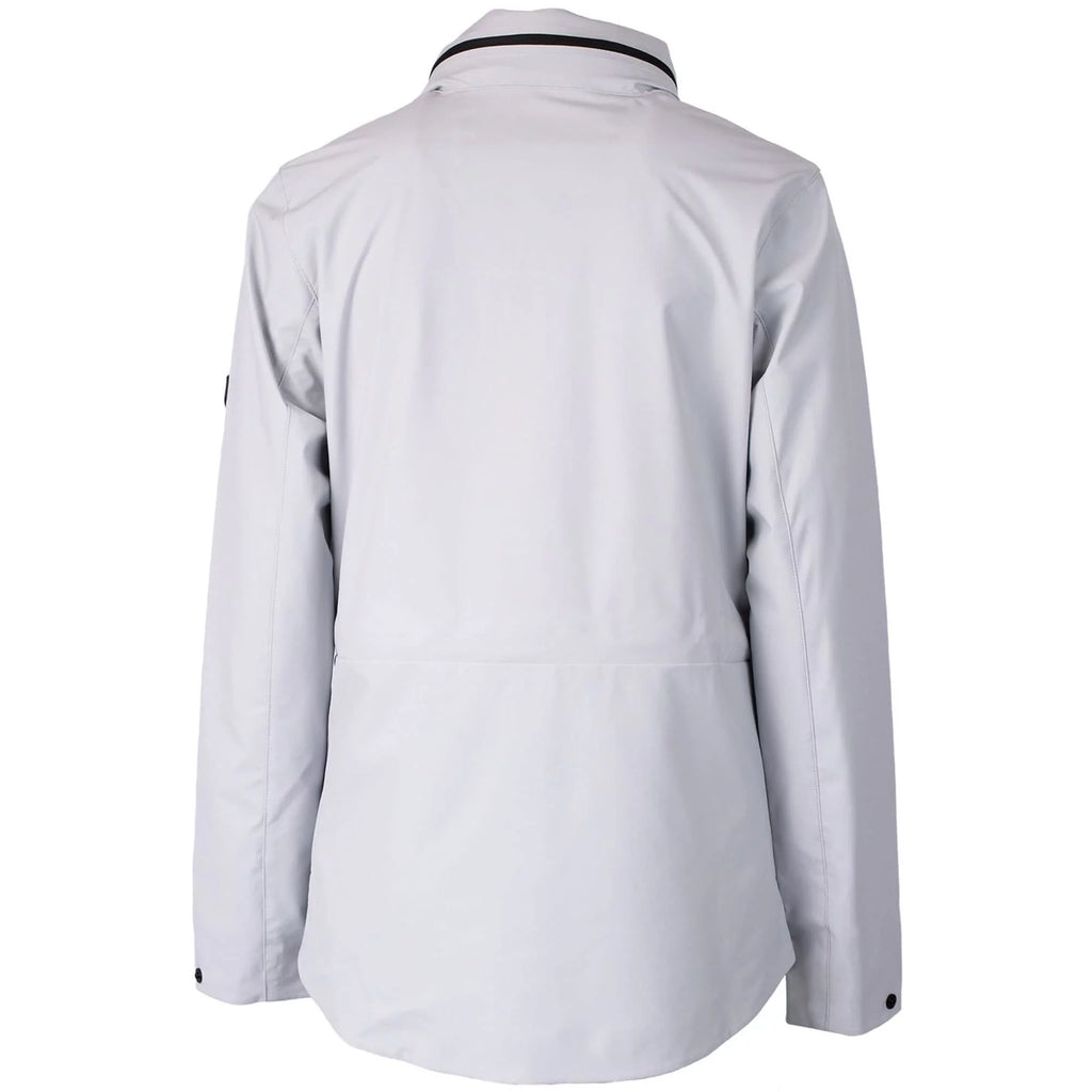 Gray Full-Zip Rain Jacket L29711
