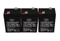 6V 4.5 Ah Medical Replacement Battery 3 Pack X5971