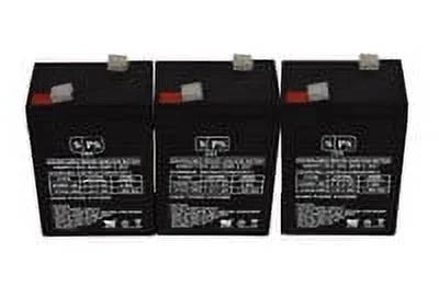 6V 4.5 Ah Medical Replacement Battery 3 Pack X5971