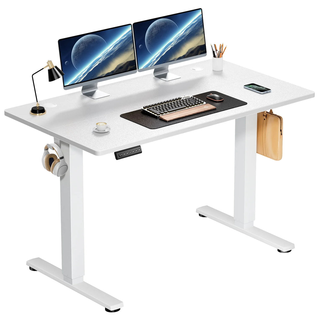 Electric Standing Desk, 40 x 24 Inches Height Adjustable Desk with Memory Preset G7155