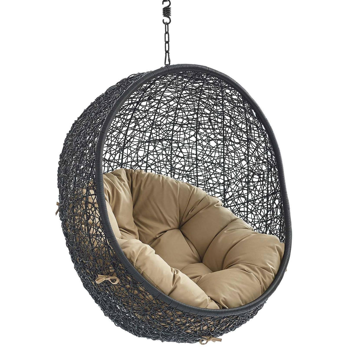 Black Outdoor Patio Lounge Chair K35378