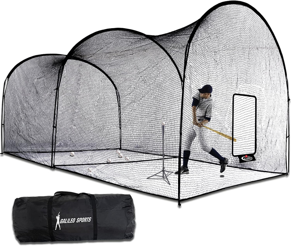 Portable Heavy Duty Baseball Softball Batting Cage Y45236