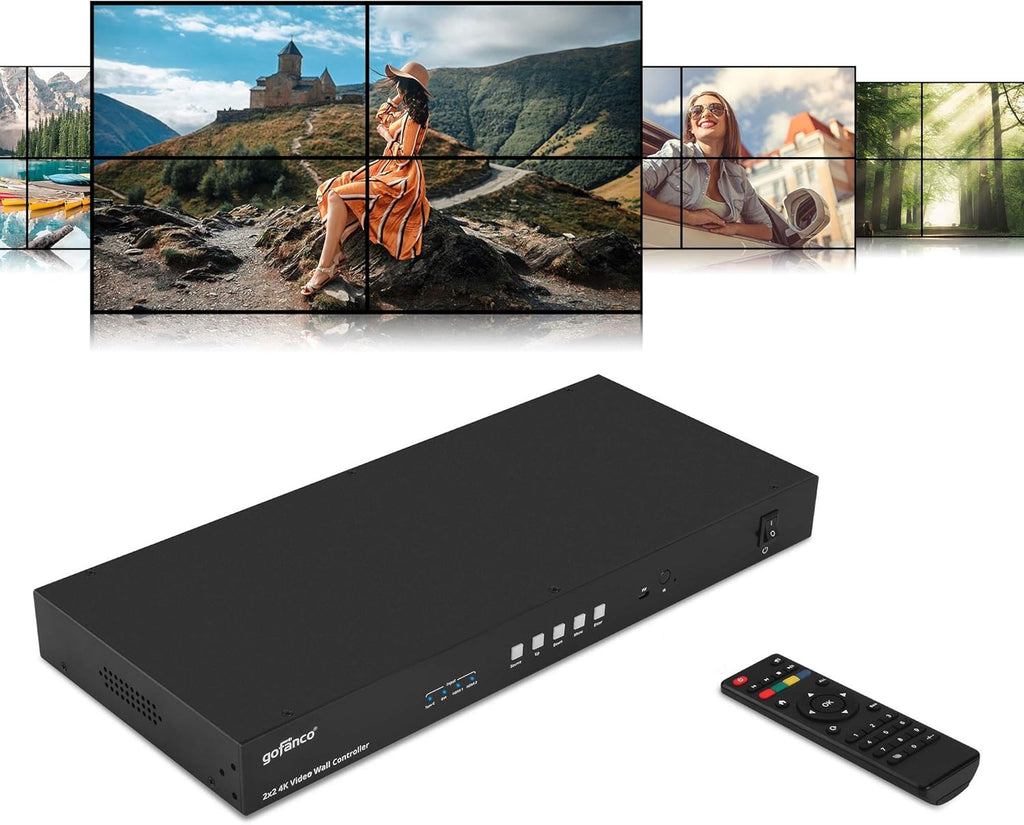 2x2 Video Wall Processor Controller J633