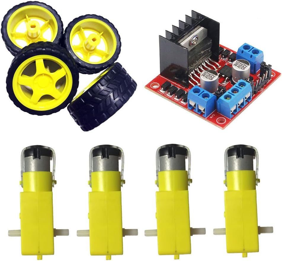 Motor Drive Controller Module and Smart Car Tire with DC Motor L510