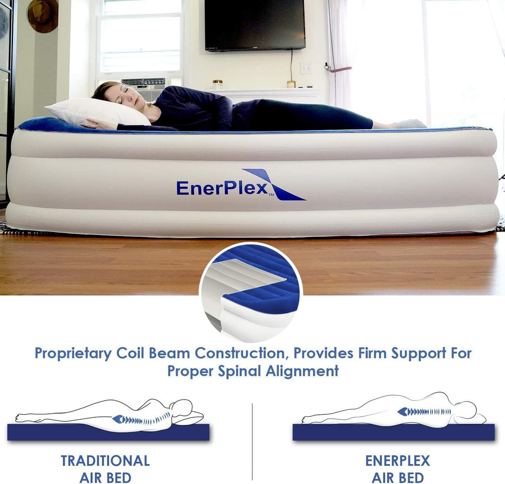 Queen Air Mattress with Built-in Dual Pump U540