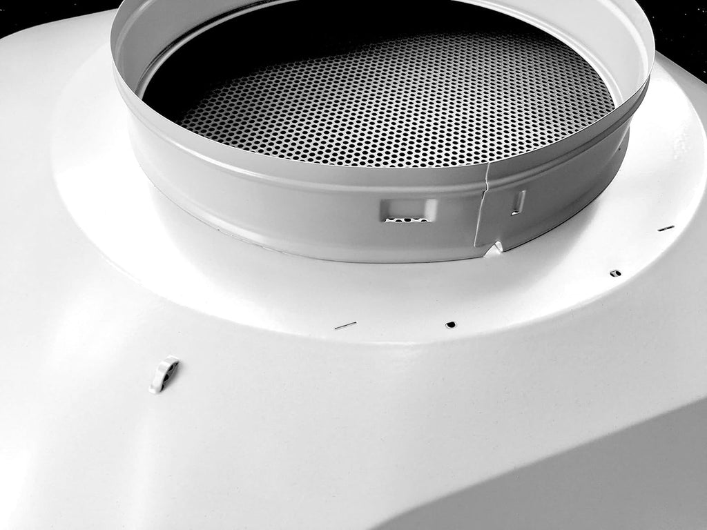 24 x 24 Perforated Return Grill with 12 Collar R4430