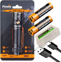 3000 Lumen LED Flashlight with 2 X 5000mAh USB-C Rechargeable Batteries Y83419