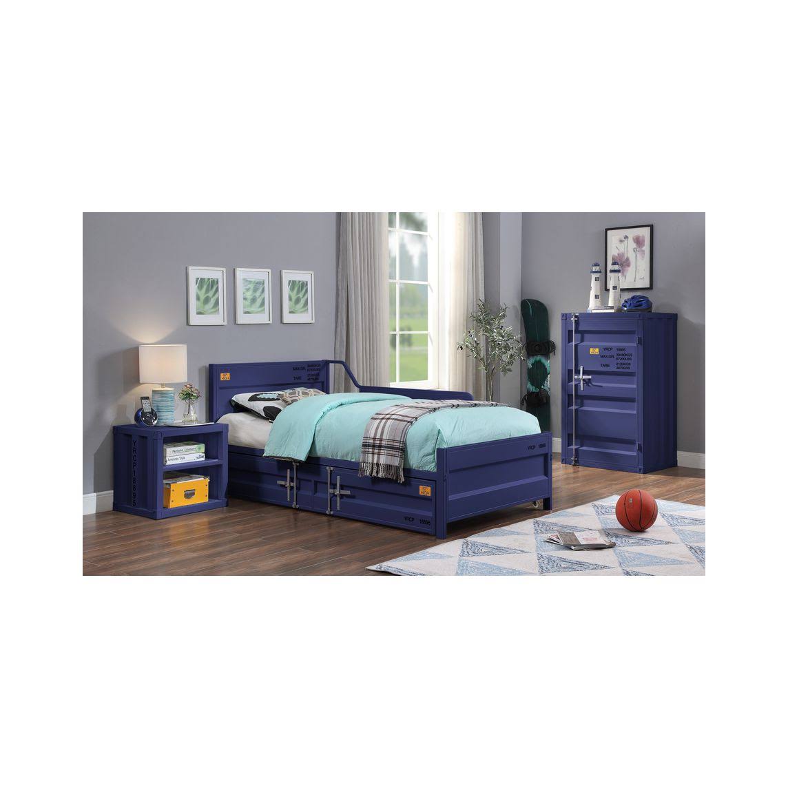 Blue Nightstand L858439