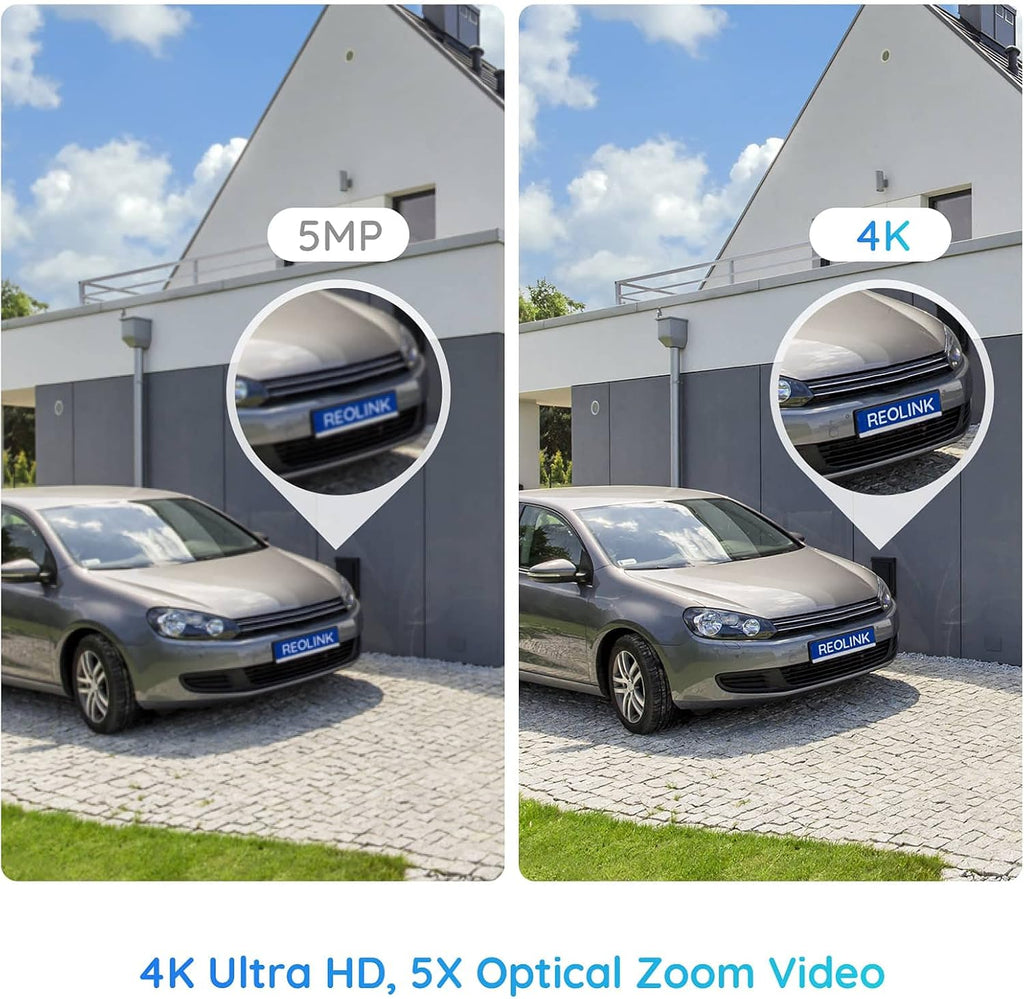 4K PoE Security Outdoor IP Camera with 5X Optical Zoom F9411