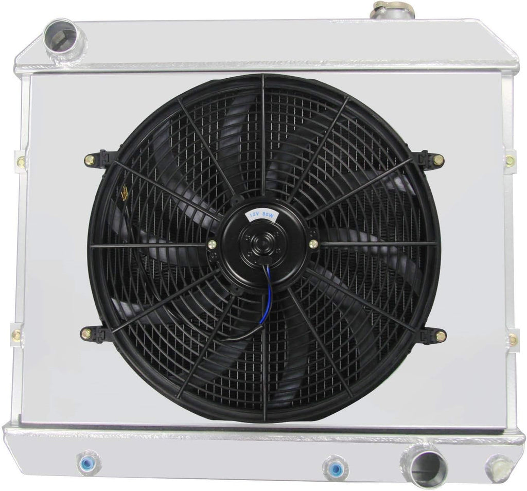 3 Row All Aluminum Radiator with Shroud and 16'' Fan X80748