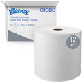 White Hard Roll Paper Towels 12 Rolls L3685