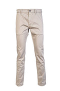 Brown Slim Chinos Y6693