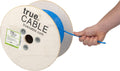 White Cat6 Plenum 500ft Bare Copper Ethernet Cable Z898385