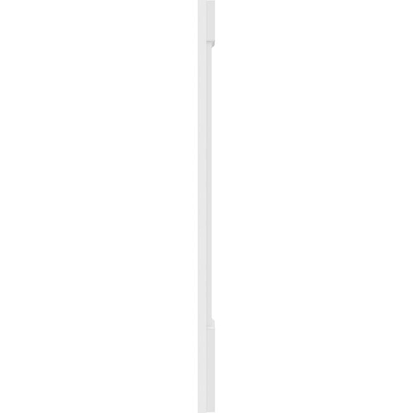 Raised Panel PVC Pilaster with Capital & Base (Pair) L87062