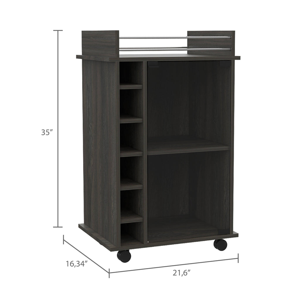 Grey Oak Bar Cart X488