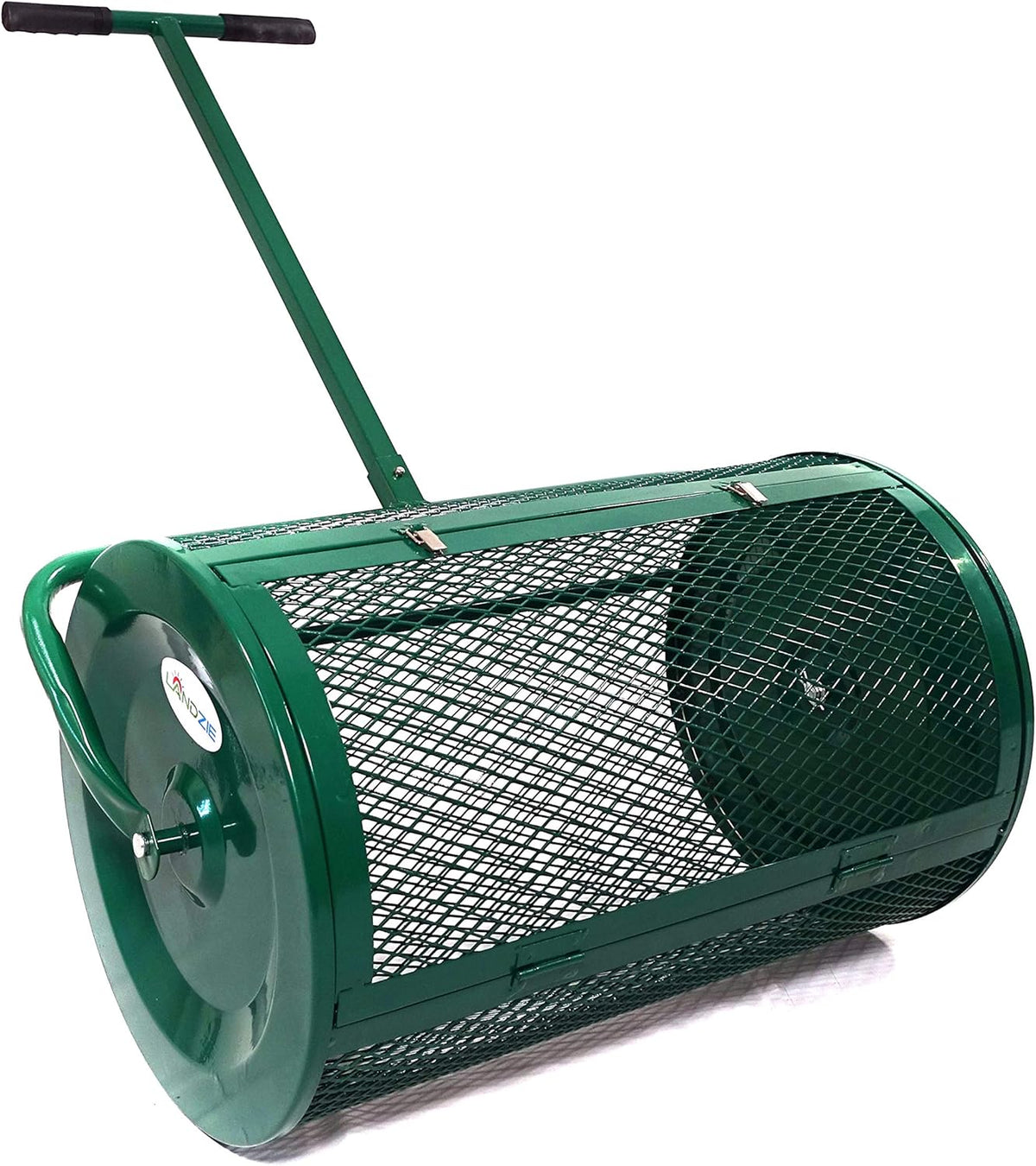 24 Inch Heavy Duty Metal Mesh Basket Push Spreader S24091