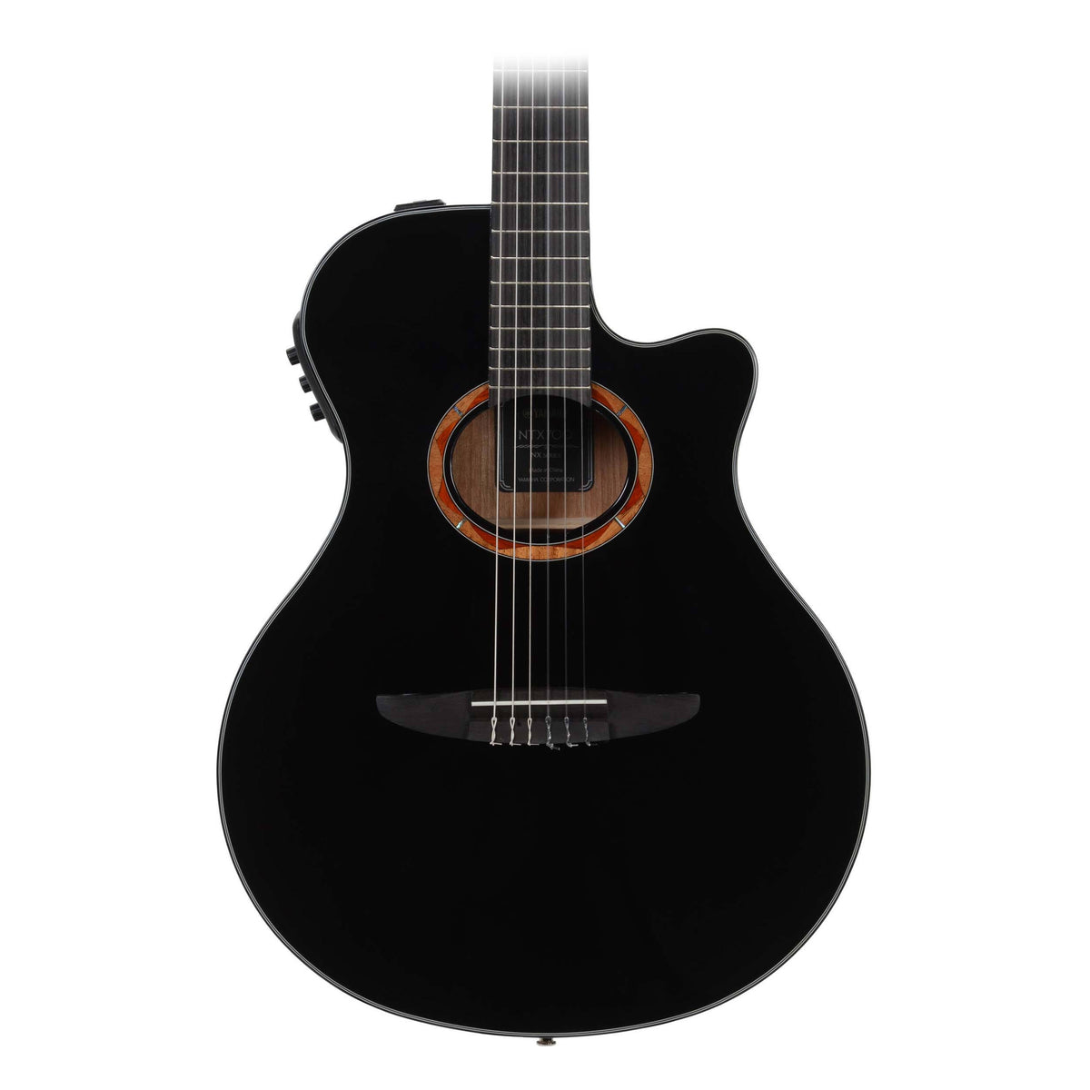 Black Acoustic-Electric Classical Guitar I661328