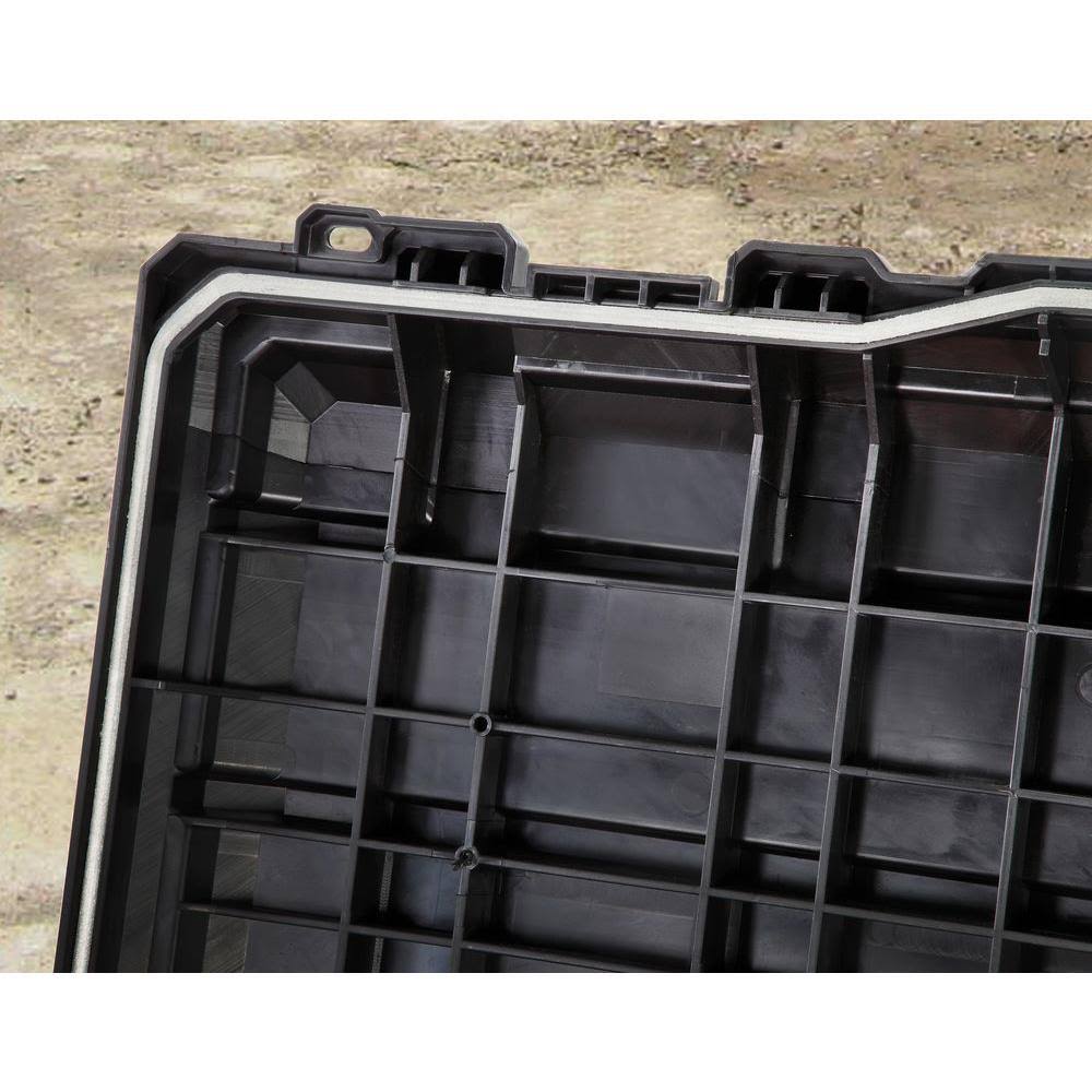 Black Mobile Job Box Utility Cart Z2825