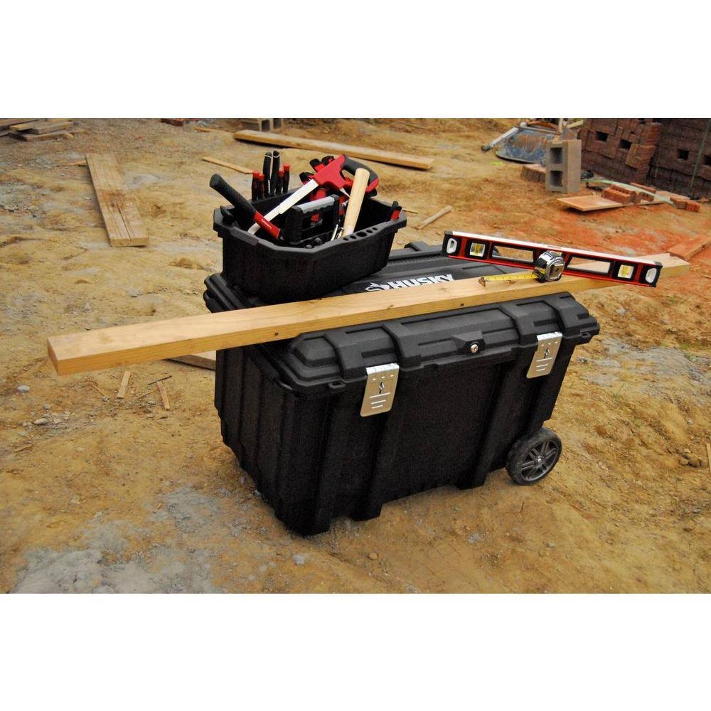 Black Mobile Job Box Utility Cart Z2825