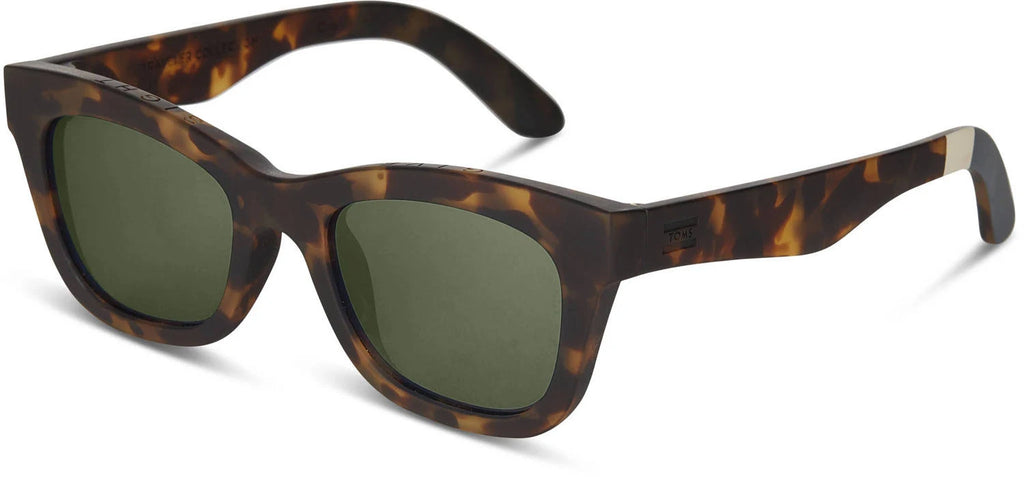 Matte Blonde Tortoise Polarized Sunglasses B70252