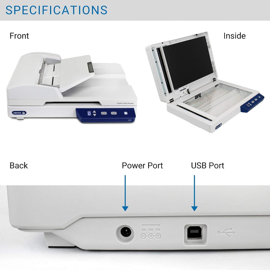Flatbed Document Scanner with Automatic Document Feeder I663678