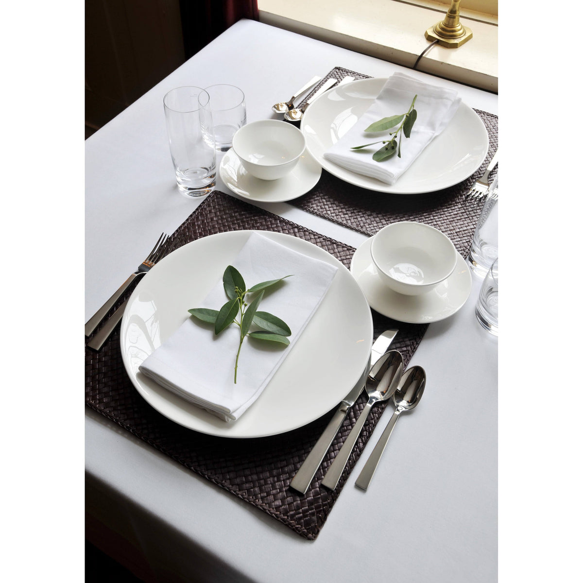 White Bone China Coupe Platter F742
