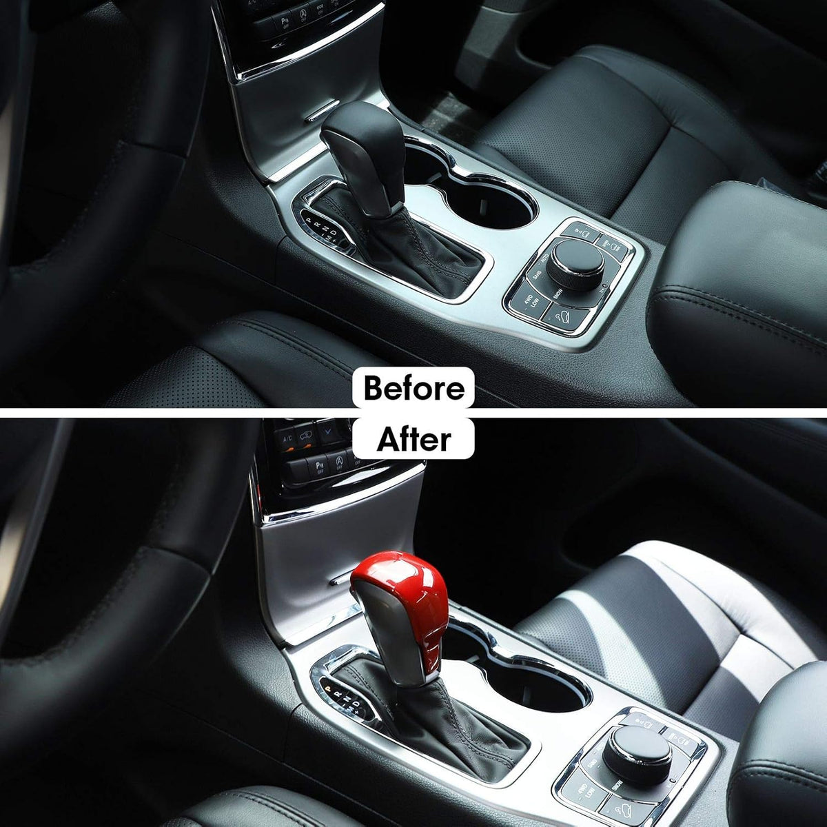 Red Gear Shift Knob Cover Pack of 2 W430091