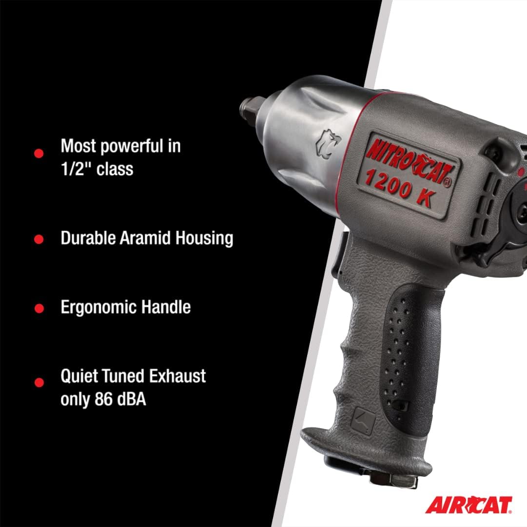 1/2-Inch Kevlar Composite Twin Clutch Impact Wrench L864491