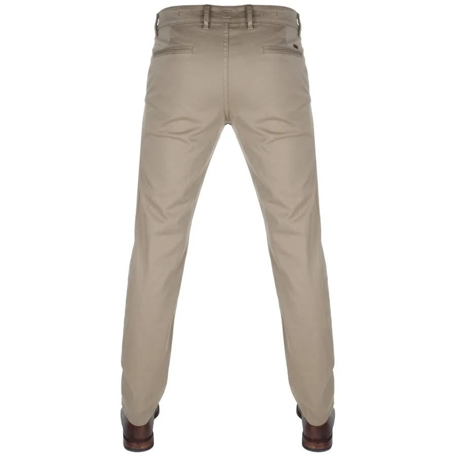 Brown Slim Chinos Y6693