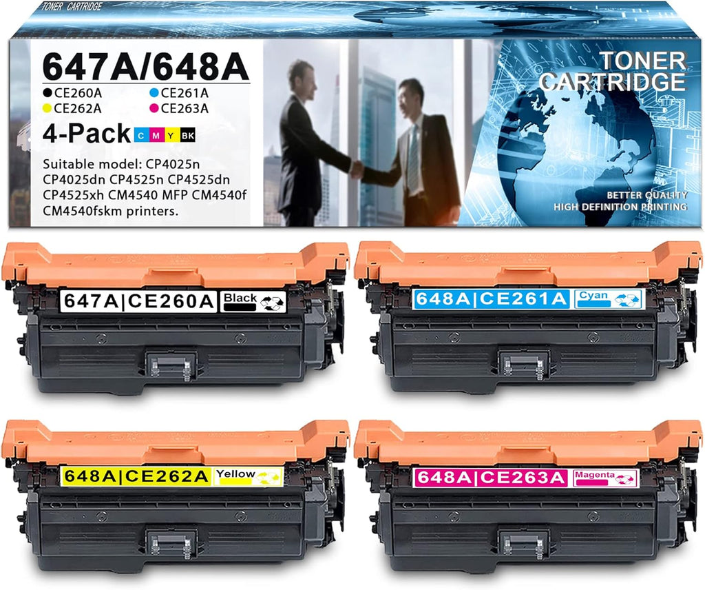 4 Pack Compatible Remanufactured Toner Cartridge Replacement K561859