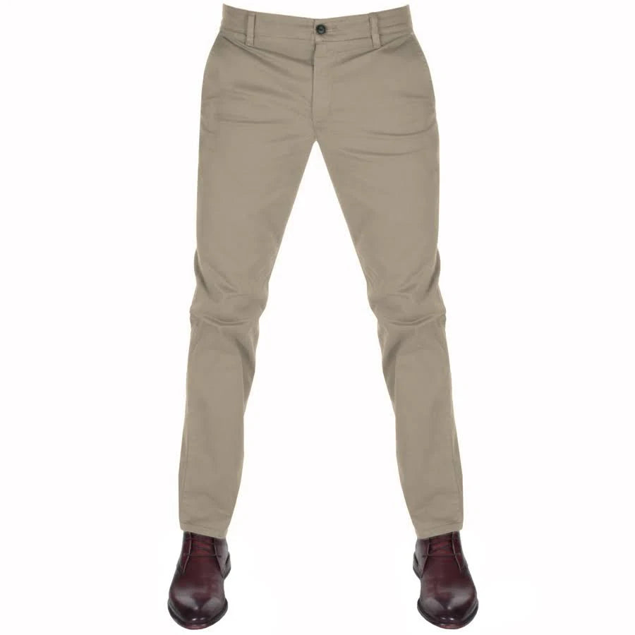 Brown Slim Chinos Y6693