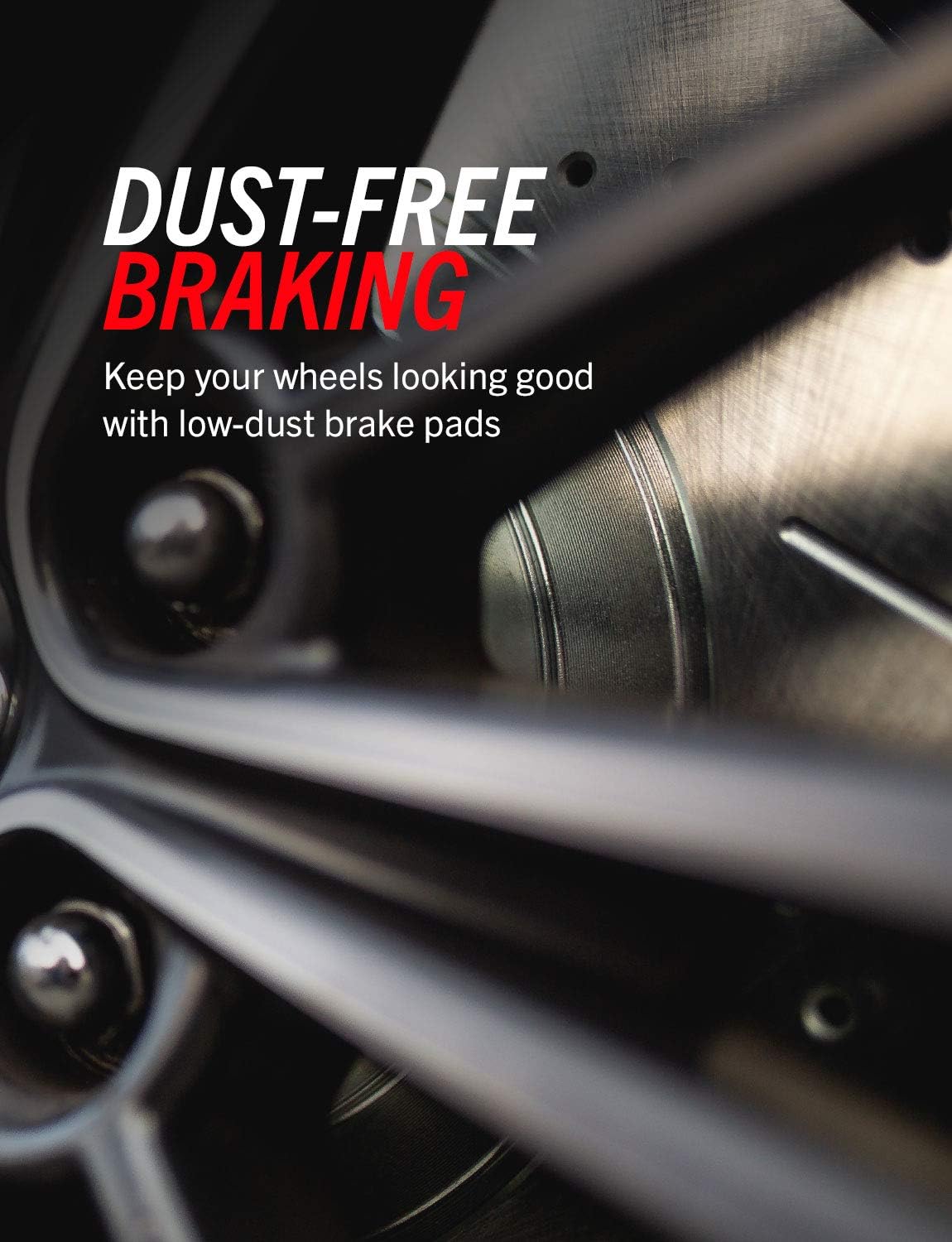 Carbon Fiber Brake Pads with Drilled & Slotted Brake Rotors Kit Q8684