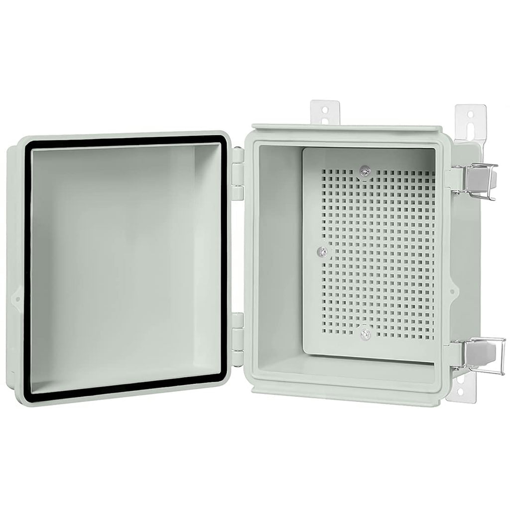 ABS IP67 Waterproof Junction Box with Mounting Plate 150x150x90mm Pack of 2 S36305