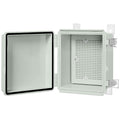 ABS IP67 Waterproof Junction Box with Mounting Plate 150x150x90mm Pack of 2 S36305
